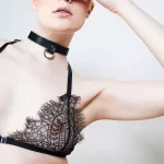 Collier de soumission en cuir Noir L'AVERTISSEMENT x L'Anguille Paris 🇫🇷