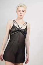 Nuisette voile et dentelle CHATEAU MARMONT x Audace – Image 3