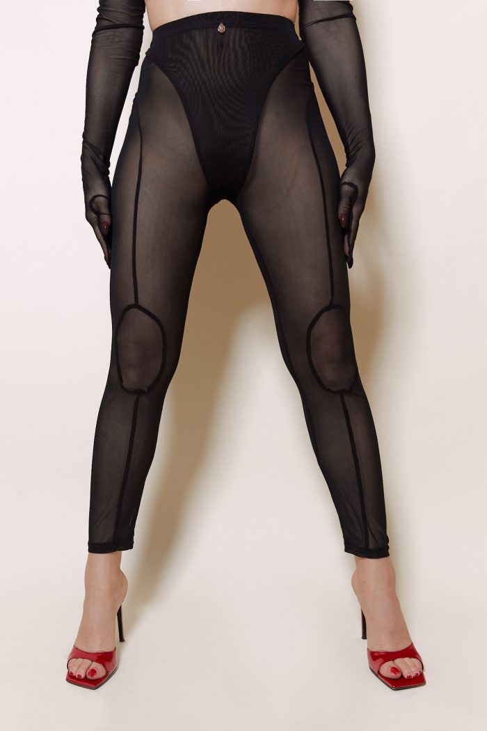 Legging en mesh BE MY SWEET PLEASURE – Image 1