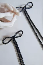 Boucles d'oreille PETITE CHERIE Strass – Image 4