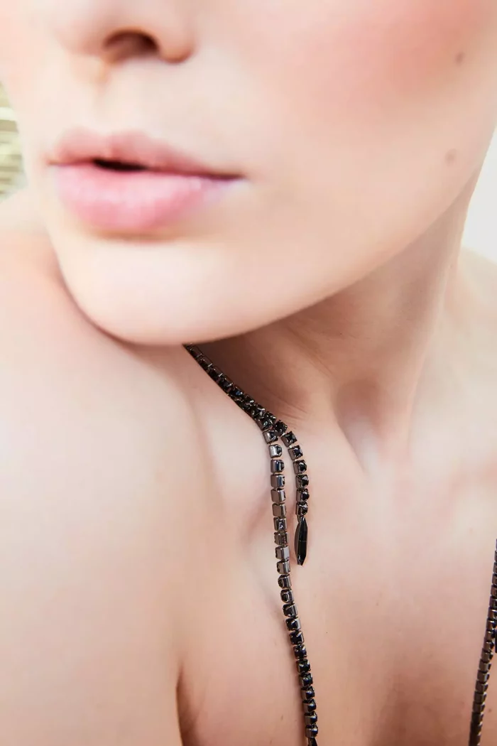 Boucles d'oreille PETITE CHERIE Strass – Image 6