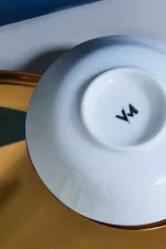 Soucoupe en porcelaine MASTER & SERVANT Dorure 24K x Catpurrrs 🇫🇷 – Image 4