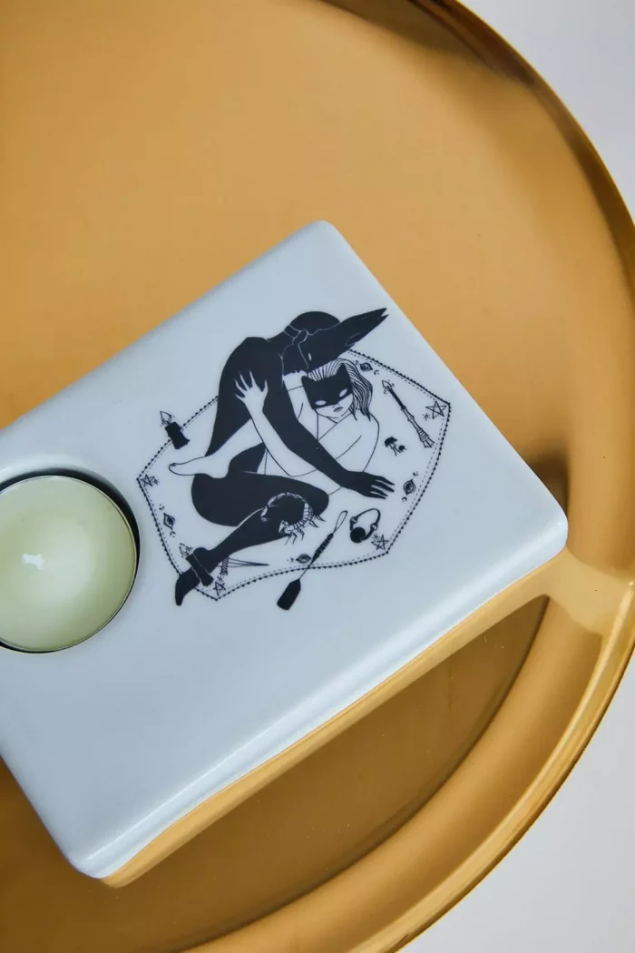 Bougeoir en porcelaine RITUAL x Catpurrrs 🇫🇷 – Image 1