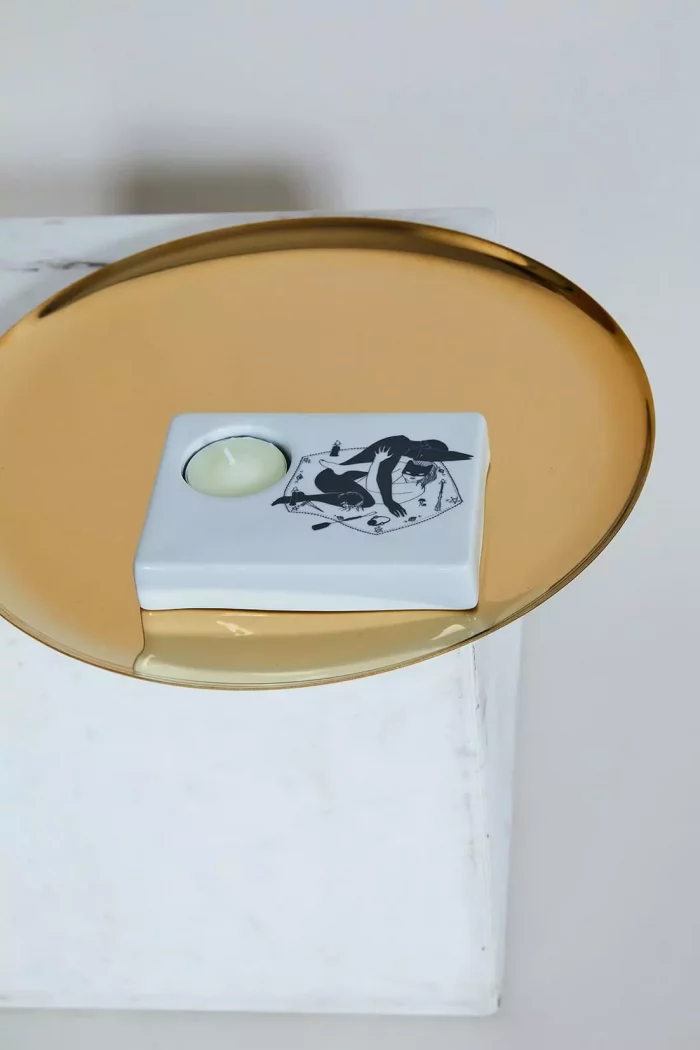 Bougeoir en porcelaine RITUAL x Catpurrrs 🇫🇷 – Image 4