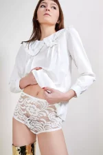 Chemise brodée Emmanuelle BELLE DE JOUR 🇫🇷