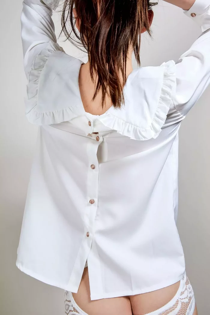 Chemise brodée Emmanuelle BELLE DE JOUR 🇫🇷 – Image 7