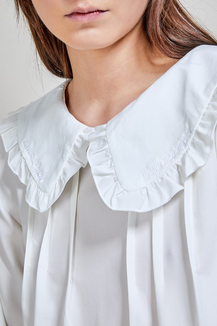 Chemise brodée LAISSEZ MOI UNE MARQUE 🇫🇷 – Image 1