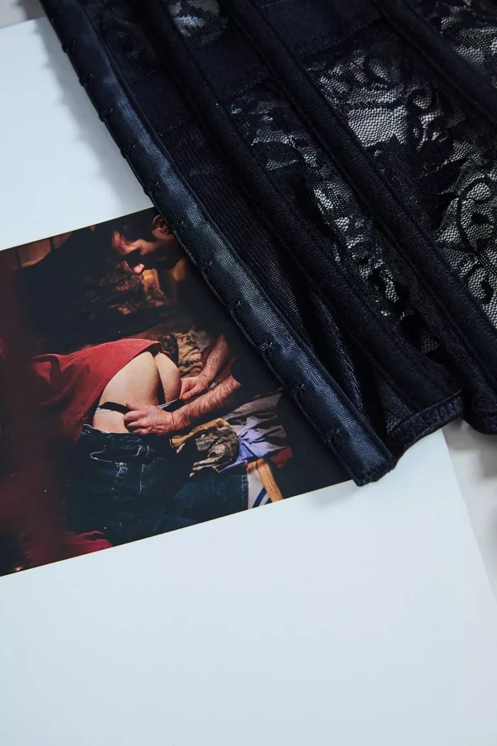 Corset noir en dentelle CLIMAX – Image 4