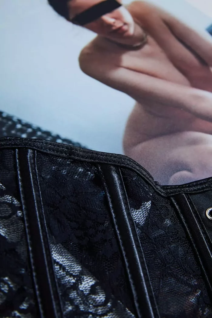 Corset noir en dentelle CLIMAX – Image 12
