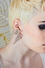 Boucles d'oreille COMME UN ORAGE strass – Image 2