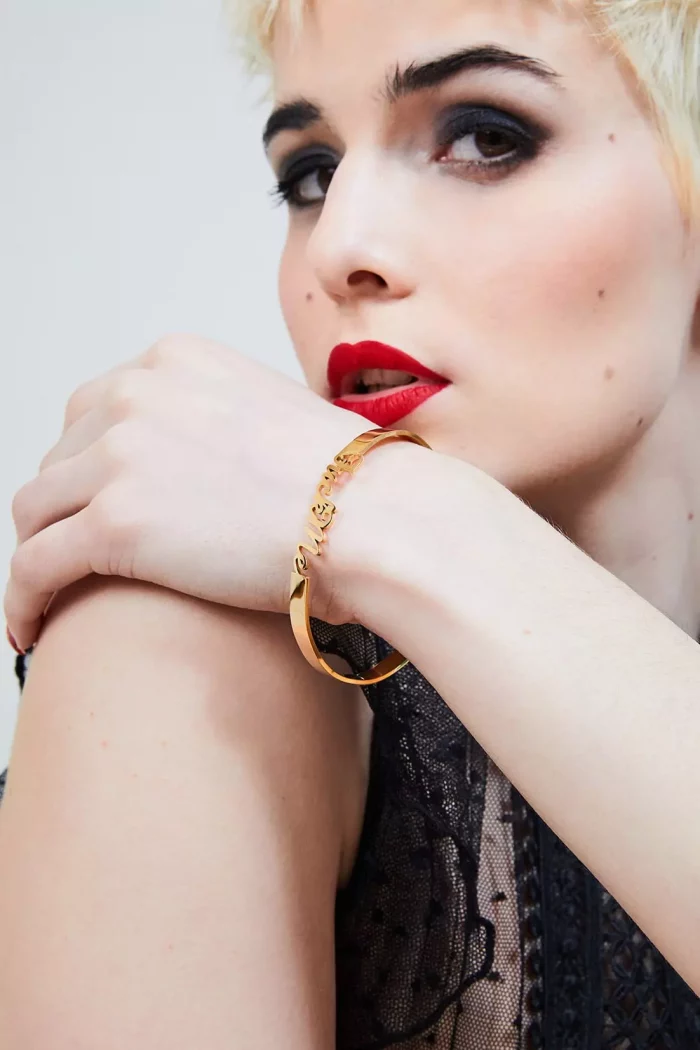 Bracelet #lesmotsdoux FUCKME Gold – Image 2