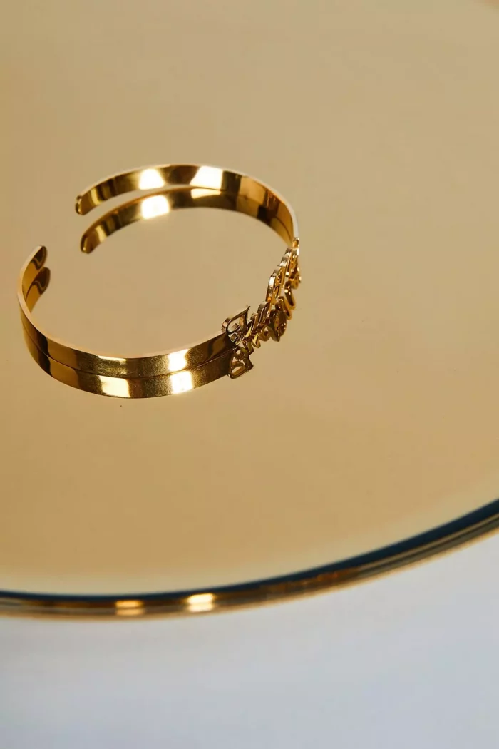 Bracelet #lesmotsdoux FUCKME Gold – Image 5