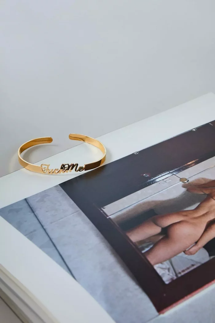 Bracelet #lesmotsdoux FUCKME Gold – Image 6