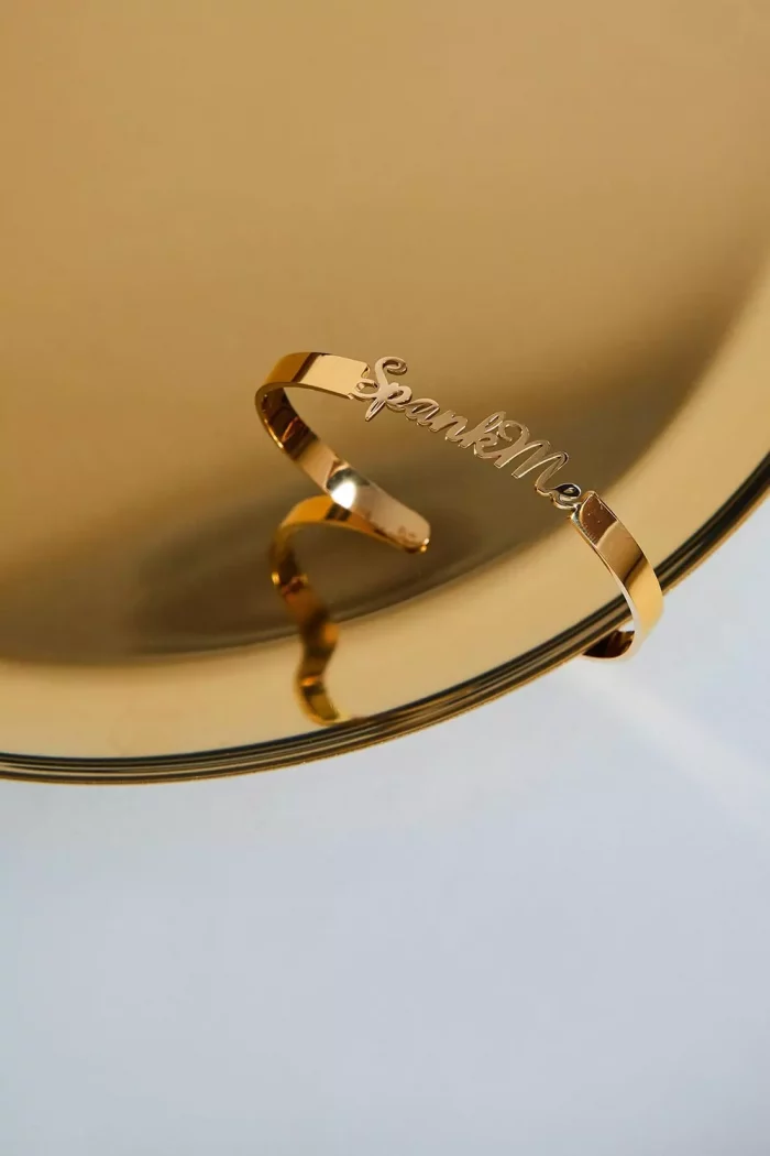 Bracelet #lesmotsdoux SPANKME Gold – Image 3