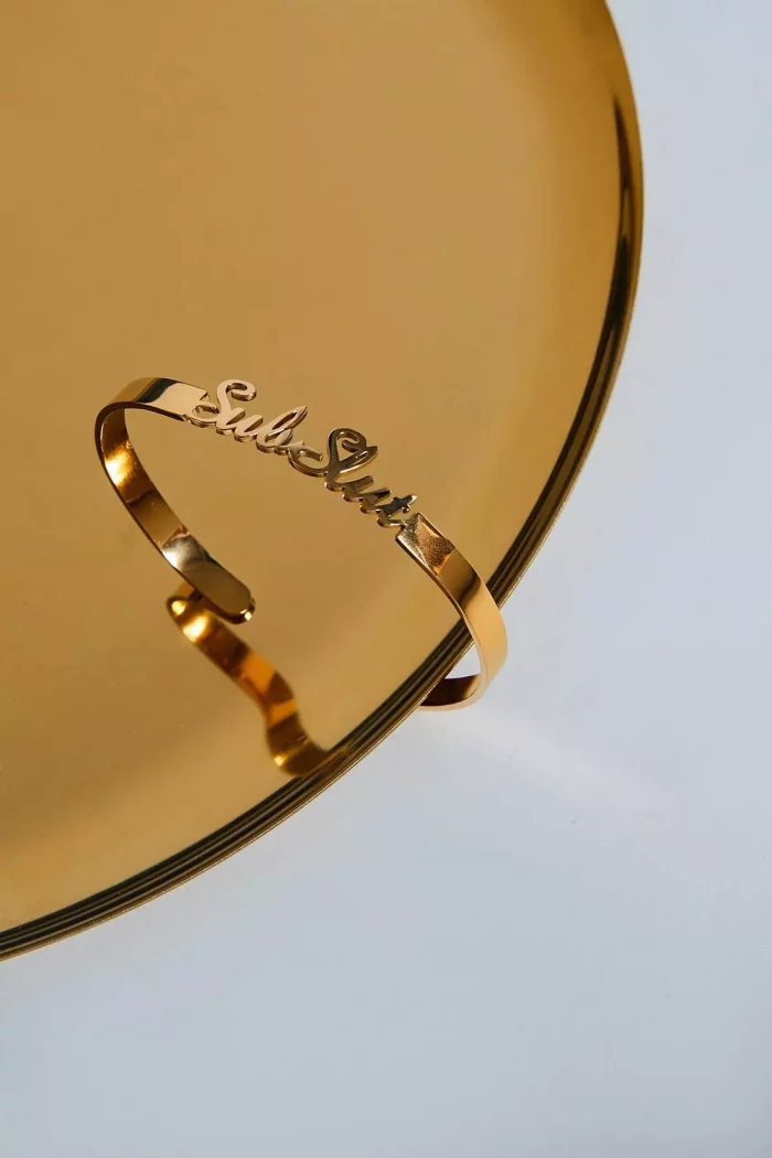 Bracelet #lesmotsdoux SUBSLUT Gold – Image 3