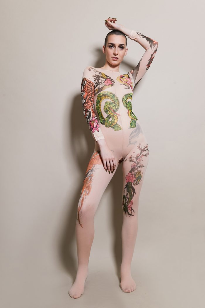 Catsuit ouverte DAISUKI en lycra – Image 6