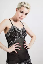 Nuisette en tulle et dentelle TROUBLE WITH DREAMS – Image 2
