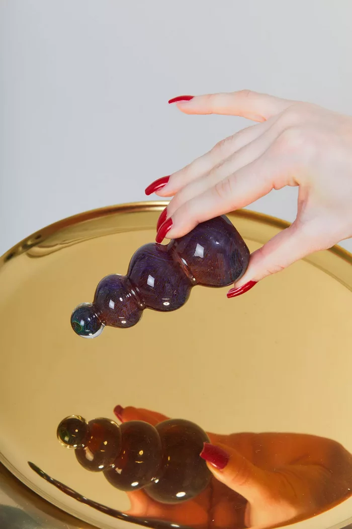 Plug en verre soufflé à la main LE PROGRES x XXAW 🇫🇷 – Image 2