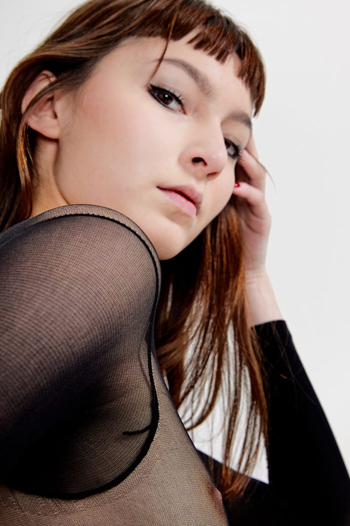 Catsuit HOLY HOLE en voile noir – Image 4