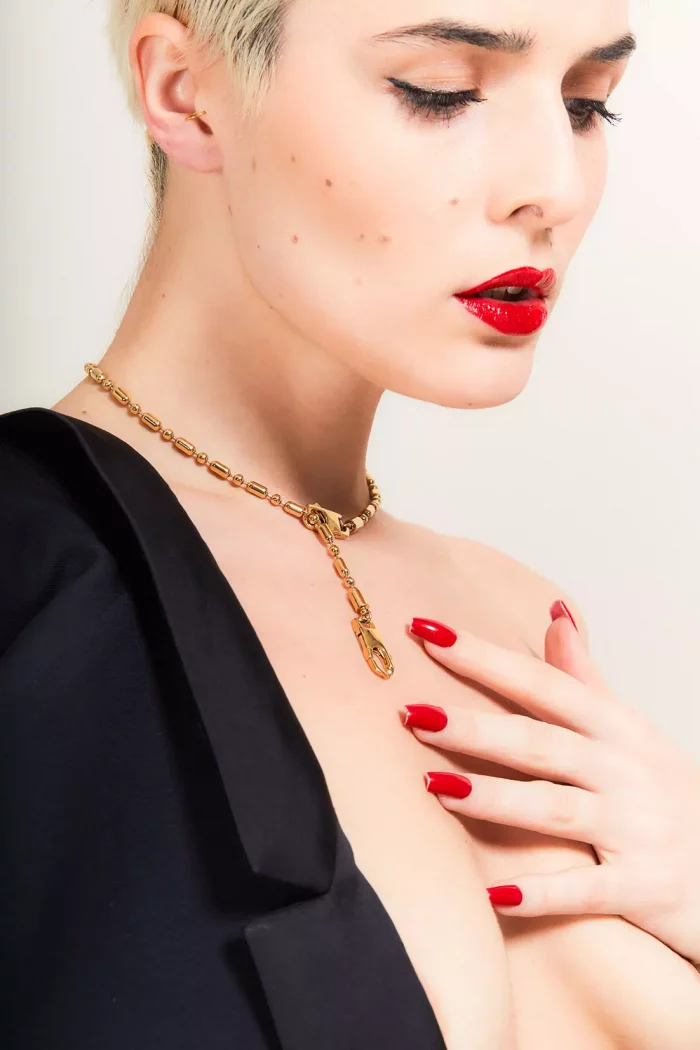 Bold Chain Double Mousqueton NECKLACE x Domestique 🇫🇷 – Image 1