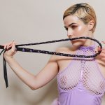 Fouet en cuir SNAKE DOMINATRIX 150cm x Liebe