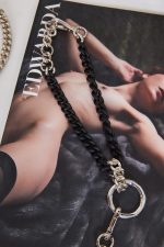Set Collier & Menotte THE TOTEM Black mat /Silver x FINERBLACK – Image 9