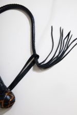 Single Tail cuir tressé AU RAPPORT – Image 2