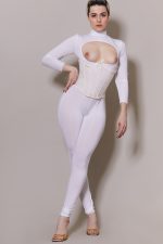 Catsuit Ouverte FUCKDOLL en lycra semi-opaque – Image 29
