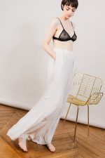 Bralette GENJI Résille et Vynil mat noir – Image 4