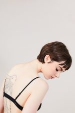 Bralette GENJI Résille et Vynil mat noir – Image 6