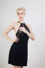 Nuisette en dentelle Noire AMOURETTE ET JALOUSIE – Image 6
