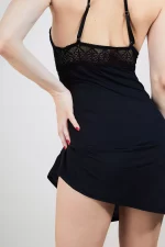 Nuisette en dentelle Noire AMOURETTE ET JALOUSIE – Image 5