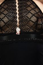 Nuisette en dentelle Noire AMOURETTE ET JALOUSIE – Image 3