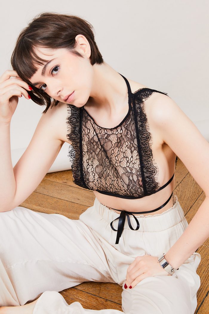 Crop-top HARUKA dentelle – Image 1