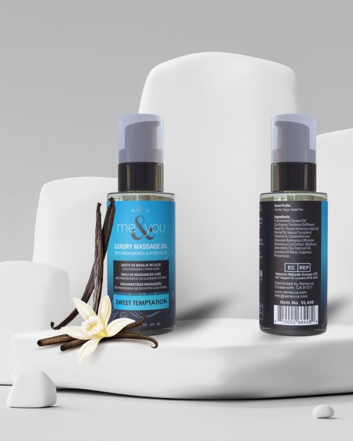 🦋ME & YOU, Huile de Massage infusée aux phéromones x Sensuva – Image 5