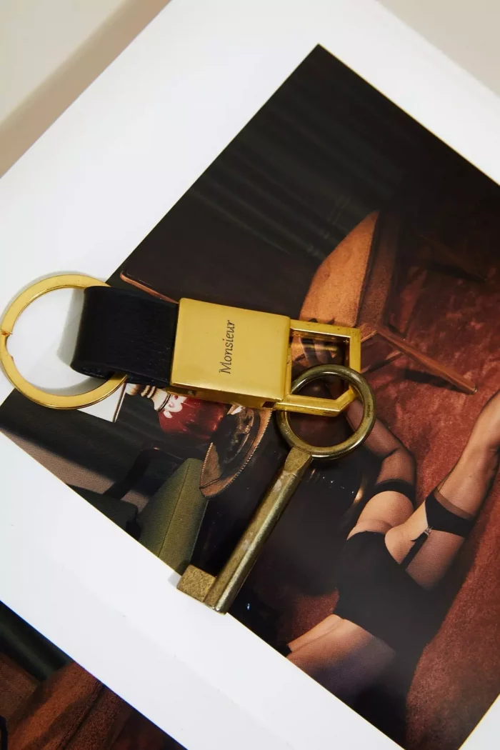 Porte-Clefs 🗝️ LA DECLARATION Gravé MONSIEUR 🇫🇷 – Image 1