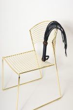 Cat-o-nine tails en cuir tressé AU RAPPORT – Image 9