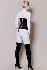 Catsuit Ouverte LAST NIGHT en voile noir – Image 15