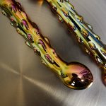 Dildo en verre multicolore LE FLAMBOYANT