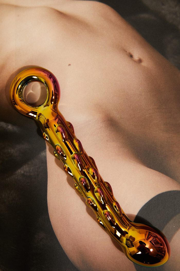 Dildo en verre multicolore LE FLAMBOYANT – Image 3