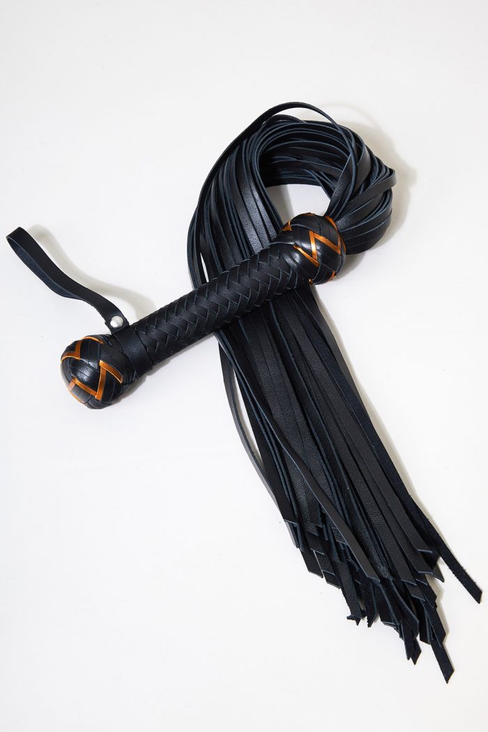 Martinet en cuir tressé AU RAPPORT – Image 1
