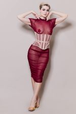Robe en mesh transparent SENSEI – Image 11