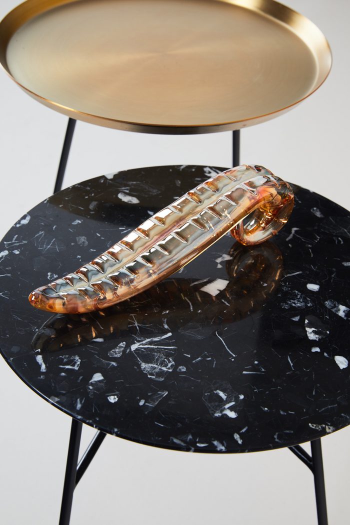 Dildo en verre doré LICK IT – Image 1