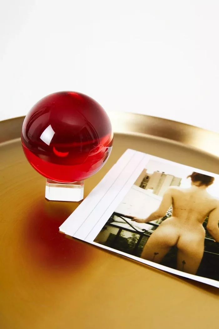 Gape-ball Rouge, Boule de training anal LIRE L'AVENIR DANS TON CUL – Image 2