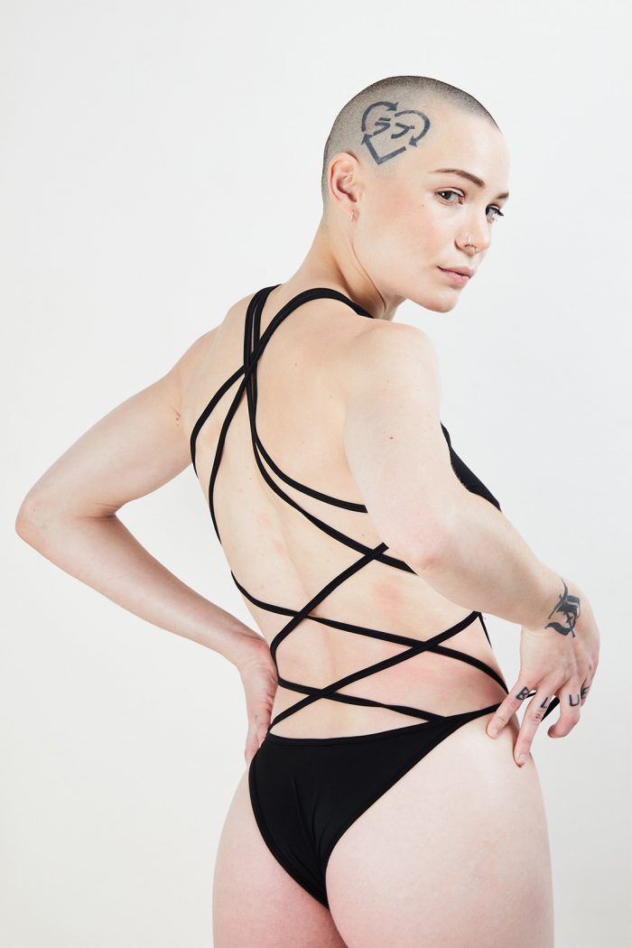 Body noir à découpe LULA – Image 6