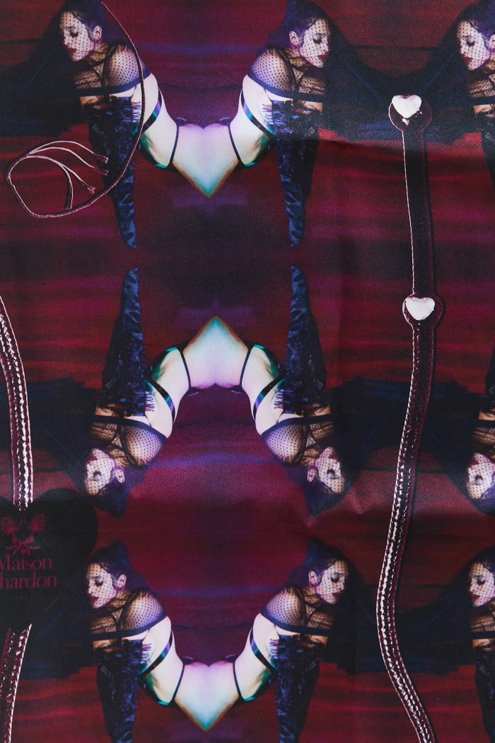 Foulard en soie LOVELY BUTT HEART x Madame de Maison Chardon 🇫🇷 – Image 13