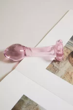 Set x 3 Plug Anal Pink en verre MON AMIE LA ROSE – Image 4