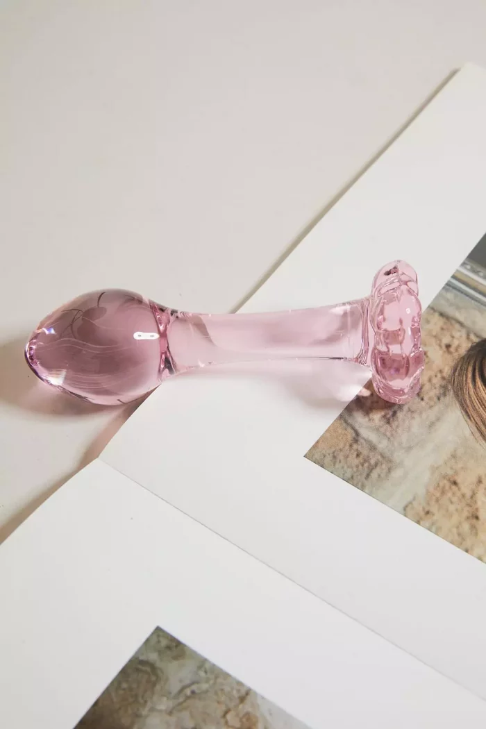 Set x 3 Plug Anal Pink en verre MON AMIE LA ROSE – Image 4