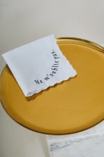 Mouchoir brodé en coton NE M'OUBLIE PAS 🇫🇷 – Image 3