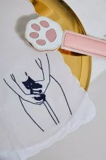 Mouchoir brodé PETIT ANIMAL x Thi.Dee 🇫🇷 – Image 3